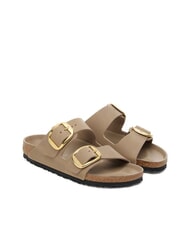 BIRKENSTOCK ARIZONA BIG BUCKLE Lederpantoffel mit zwei Riemen brauner Tabak - Damenschuhe - 1