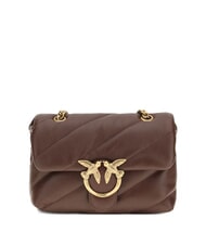 PINKO MINI LOVE BAG Nappatasche Burgunderwein-Antikgold - Damentaschen - 1