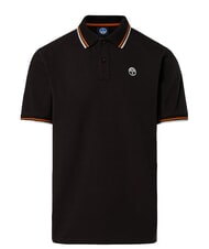 NORTH SAILS CORE Kurz&auml;rmeliges Poloshirt aus Baumwolle Schwarz - Herren-Polo-Shirts/Herren-Polo-Shirt/Herrenpoloshirt/Herrenpoloshirts - 1