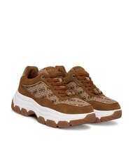 GUESS BERRETT 3 Turnschuhe Beige / Braun - Damenschuhe - 1