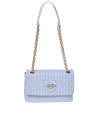 LOVE MOSCHINO BUBBLY LOVE Mini-Schultertasche / Umh&auml;ngetasche hellblau - Damentaschen - 1