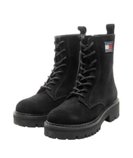 TOMMY HILFIGER TJW Lederamphibien Schwarz - Damenschuhe - 1