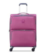 BENETTON By DELSEY UCB SOFT Mittlerer Trolley, ausziehbar Pfingstrose - Halbharte Trolleys - 1