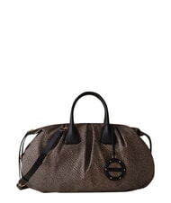 BORBONESE VIS-A-VIS Maxi-Handtasche mit Schulterriemen OP / NATUR / SCHWARZ - Damentaschen - 1