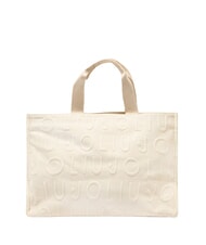 LIUJO LOGO Handtasche mit Schulterriemen wei&szlig;e Creme - Damentaschen - 1