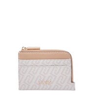 LIUJO CALIWEN Zip-Kartenhalter nat&uuml;rlich/dunkelpulver - Brieftaschen Damen - 1