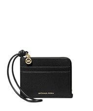 MICHAEL KORS JET SET Leder-Kartenhalter Schwarz - Brieftaschen Damen - 1