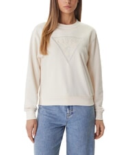 GUESS TRIANGLE LACE Sweatshirt cremwhi - Sweatshirts Damen - 1