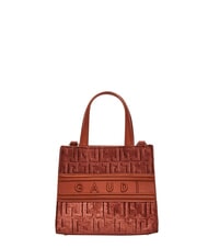 GAUD&Igrave; ADA VELUR S Kleine Tasche mit Samteins&auml;tzen Orange - Damentaschen - 1