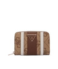 GUESS LAUREL 2 Mittlere Geldb&ouml;rse Latte-Logo / braun - Brieftaschen Damen - 1