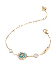 GUESS DREAMING Stahlarmband Gelbgold/Aquamarin - Armb&auml;nder - 1