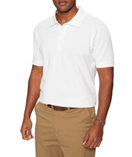 GUESS JEANS EMBRO LOGO Poloshirt aus Baumwolle purwei&szlig; - Herren-Polo-Shirts/Herren-Polo-Shirt/Herrenpoloshirt/Herrenpoloshirts - 1