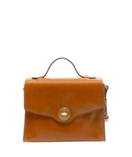 THE BRIDGE IRENE Schultertasche aus Leder Cognac / Gold - Damentaschen - 1