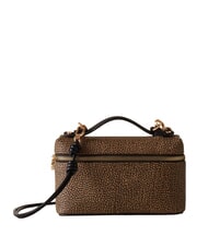 BORBONESE GEMINI Mini-Tasche, in der Hand getragen, mit Schultergurt natur op / schwarz - Damentaschen - 1