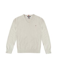 TOMMY HILFIGER TH Pullover hellgrau meliert - Herrenpullover - 1