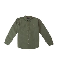 TOMMY HILFIGER TH KIDS Hemd aus Baumwollmischgewebe Putting Gr&uuml;n - Kinderhemden - 1