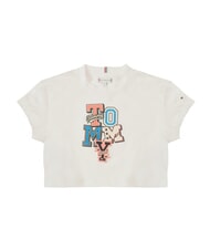 TOMMY HILFIGER TH KIDS Baumwoll-T-Shirt Wei&szlig; - Kinder-T-Shirt - 1