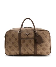GUESS BERTA Reisetasche mit Schultergurt Latte-Logo / braun - Reisetaschen - 1