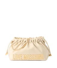 LOVE MOSCHINO EMBOSSED Umh&auml;ngetasche Elfenbein - Damentaschen - 1