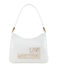 LOVE MOSCHINO ENAMELED Umh&auml;ngetasche Wei&szlig; - Damentaschen - 1