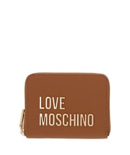 LOVE MOSCHINO BOLD LOVE Mittelgro&szlig;e Geldb&ouml;rse mit Rei&szlig;verschluss LEDER - Brieftaschen Damen - 1