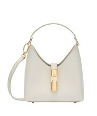 FURLA IRIDE Mini-Schultertasche aus Leder CREME - Damentaschen - 1