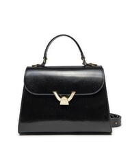 COCCINELLE DEW SHINY CALF Handtasche mit Schulterriemen Schwarz - Damentaschen - 1