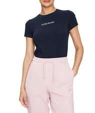 GUESS JEANS SLIM LOGO Slim-Fit-Stretch-T-Shirt - T-Shirts und Tops f&uuml;r Damen