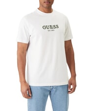 GUESS LOGO CONTRAST Baumwoll-T-Shirt - Herren-T-Shirts