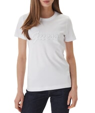 GUESS 3D SCRIPT Baumwoll-T-Shirt - T-Shirts und Tops f&uuml;r Damen