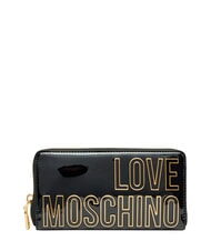 LOVE MOSCHINO BOLD LOVE Zip-Geldb&ouml;rse Schwarz - Brieftaschen Damen - 1