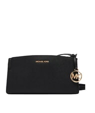 MICHAEL KORS BECCA Mini-Schultertasche aus Leder Schwarz - Damentaschen - 1