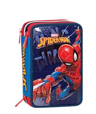 SPIDERMAN HANG TIME Federm&auml;ppchen mit 3 Rei&szlig;verschl&uuml;ssen hellblau - Etuis und Zubeh&ouml;r - 1