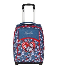MINNIE MOUSE PRETTIED UP 2-r&auml;driger Trolley-Rucksack, fest montiert Denim - Rucks&auml;cke mit Trolleyfunktion - 1
