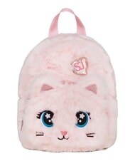 SJGANG PLUSHY ANIMALS Mini-Pelzrucksack rosa Puppe - Rucks&auml;cke f&uuml;r Schule &amp; Freizeit - 1