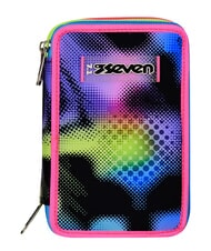 SEVEN WRITE DOWN Federm&auml;ppchen mit 3 Rei&szlig;verschl&uuml;ssen fuchsiafluo - Etuis und Zubeh&ouml;r - 1