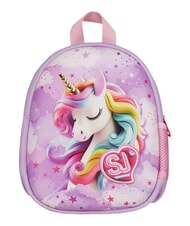 SJGANG FANCY ANIMALS Kleiner Rucksack mit Seitentasche violett - Rucks&auml;cke f&uuml;r Schule &amp; Freizeit - 1