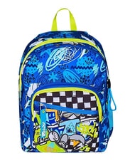 SJGANG SJ EVER SKATE BOY Rucksack mit zwei F&auml;chern KIEFERNNADEL - Rucks&auml;cke f&uuml;r Schule &amp; Freizeit - 1