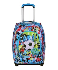 SJGANG JUNIOR 2-r&auml;driger Trolley-Rucksack, fest Schwarz - Rucks&auml;cke mit Trolleyfunktion - 1