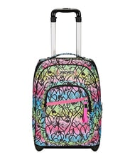 SEVEN JUMPLOVE 2-r&auml;driger Trolley-Rucksack, fest RHODAMINROT - Rucks&auml;cke mit Trolleyfunktion - 1