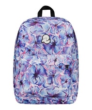 INVICTA NEW WAY Rucksack mit zwei F&auml;chern helle Blumen - Rucks&auml;cke f&uuml;r Schule &amp; Freizeit - 1