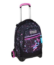 SEVEN NEW TECH GIRL Abnehmbarer 2-Rad-Trolley-Rucksack Schwarz - Rucks&auml;cke mit Trolleyfunktion - 1