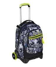 SEVEN NEW TECH BOY Abnehmbarer 2-Rad-Trolley-Rucksack Stahlgrau - Rucks&auml;cke mit Trolleyfunktion - 1