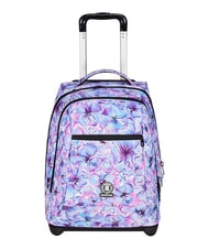 INVICTA FANTASY GRS 2-r&auml;driger Trolley-Rucksack, fest helle Blumen - Rucks&auml;cke mit Trolleyfunktion - 1