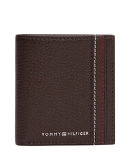 TOMMY HILFIGER TH CENTRAL Geldb&ouml;rse und Kartenetui aus Leder Kaffeebohnen - Brieftaschen Herren - 1
