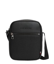 TOMMY HILFIGER TH WOVEN Kleine Tasche mit Fach Schwarz - Umh&auml;ngetaschen Herren - 1