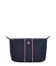 TOMMY HILFIGER TH ICON Kosmetiktasche, Ledermix Space Blue Corp - Beauty-Case - 1