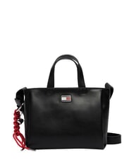 TOMMY HILFIGER TJ CITY CHARM Handtasche mit Schulterriemen Schwarz - Damentaschen - 1