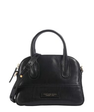 THE BRIDGE IOLANDA Mini-Handtasche aus Leder mit Schulterriemen Schwarzes Gold - Damentaschen - 1