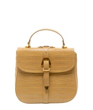 COCCINELLE MAGALU CROCO SHINY SOFT Handtasche mit Schulterriemen frisches Beige - Damentaschen - 1